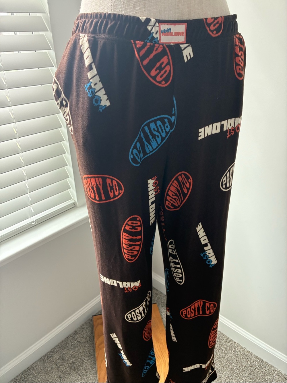 Posty Co Post Malone Women's Graphic Printed Sleepwear Pajama Pants - Picture 3 of 11